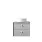 Boston 600mm Light Grey Wall Hung Vanity