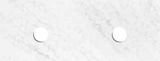 Solid Surface 1200x465x20 Cloudy Carrara Top Double Bowl