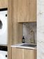Laundry Kit 1305C Byron/Bondi Natural Oak with Matte White Top