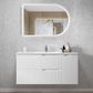 Noosa 1200mm Satin White Wall Hung Vanity with Ceramic Top