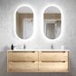 Byron 1500mm Natural Oak Wall Hung Vanity with Ceramic Top