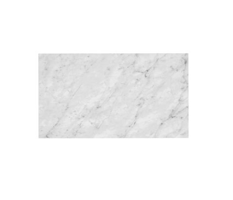 Laundry 1060mm Natural Carrara White Marble Top - No Hole