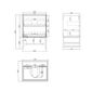 BOSTON MG 600mm Wall/H Cabinet