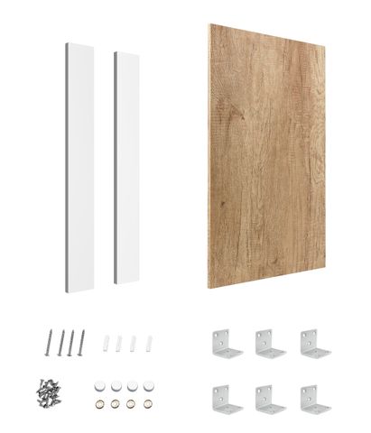 End Panel 880x580x16 Natural Oak with installation Kit