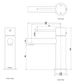 Roul Lead Free Basin Mixer Chrome