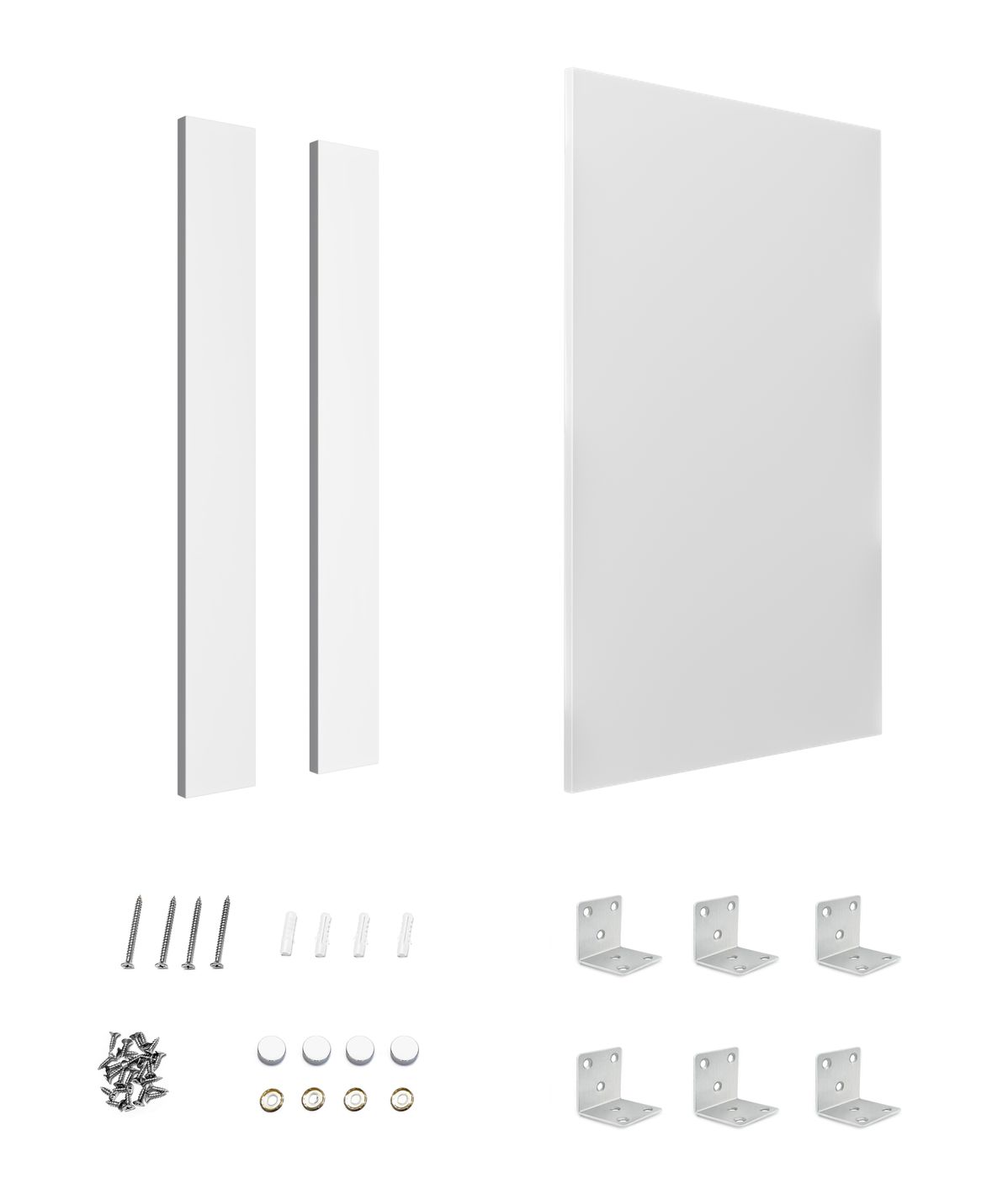 End Panel 880x580x16 Polyurethane White with installation Kit