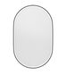 LED Noosa 900x600 Black Metal Frame Mirror