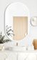 LED Noosa 900x600 White Metal Frame Mirror