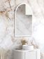 LED Archie 900(H)x600(W) White Metal Frame Tuffi Mirror