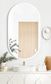 LED Noosa 1200x750 White Metal Frame Mirror