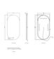 LED Noosa 1500(W)x750(H) Frameless Mirror - Install Horizontal or Vertical