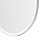 LED Noosa 1500x750 White Metal Frame Mirror