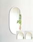 LED Noosa 900x600 White Metal Frame Mirror