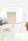 LED Noosa 900x600 White Metal Frame Mirror