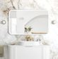 LED Newport 1200(W)x750(H) White Metal Frame Mirror- Install Horizontal or Vertical