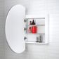 LED London 800mm White Shaving Cabinet - Premium Edition