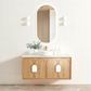 Laguna Mark II 1200mm Woodland Oak Wall Hung Vanity with Pure White Top