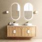 Laguna Mark II 1500mm Woodland Oak Wall Hung Vanity with Pure White Top