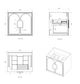Laguna Mark II 600mm Woodland Oak Wall Hung Vanity with Ceramic Top