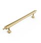 Heirloom - 171mm Brushed Brass Handle (Premium Solid Brass Construction)