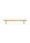 Heirloom - 140mm Brushed Brass Handle (Premium Solid Brass Construction)