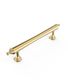 Heirloom - 140mm Brushed Brass Handle (Premium Solid Brass Construction)