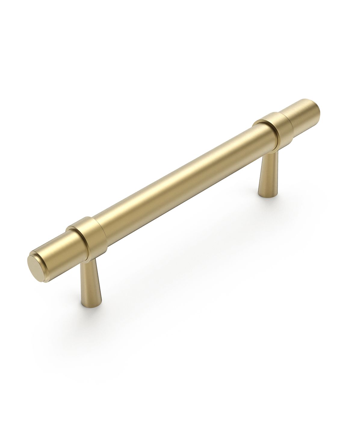 Heirloom - 138mm Brushed Brass Handle (Premium Solid Brass Construction)