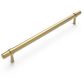 Astor - 270mm Brushed Brass Handle (Premium Solid Brass Construction)