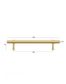 Astor - 168mm Brushed Brass Handle (Premium Solid Brass Construction)