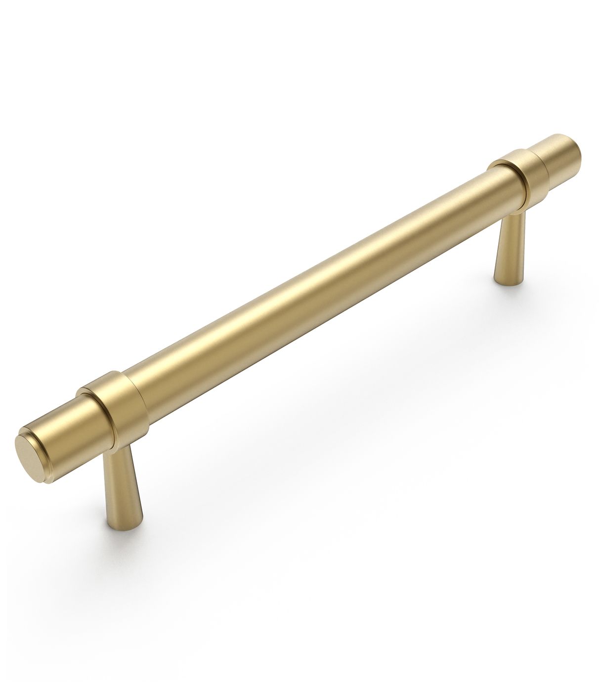 Astor - 168mm Brushed Brass Handle (Premium Solid Brass Construction)