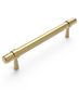 Astor - 168mm Brushed Brass Handle (Premium Solid Brass Construction)