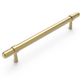 Astor - 210mm Brushed Brass Handle (Premium Solid Brass Construction)