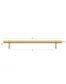 Astor - 240mm Brushed Brass Handle (Premium Solid Brass Construction)