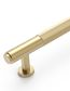 Soho - 195mm Brushed Brass Handle (Premium Solid Brass Construction)