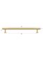 Soho - 195mm Brushed Brass Handle (Premium Solid Brass Construction)