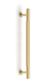 Soho - 195mm Brushed Brass Handle (Premium Solid Brass Construction)