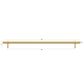 Astor - 370mm Brushed Brass Handle (Premium Solid Brass Construction)