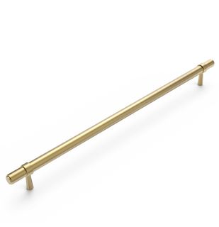 Astor - 370mm Brushed Brass Handle (Premium Solid Brass Construction)