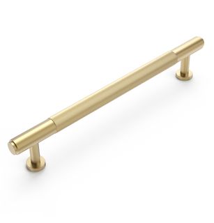 Soho - 291mm Brushed Brass Handle (Premium Solid Brass Construction)