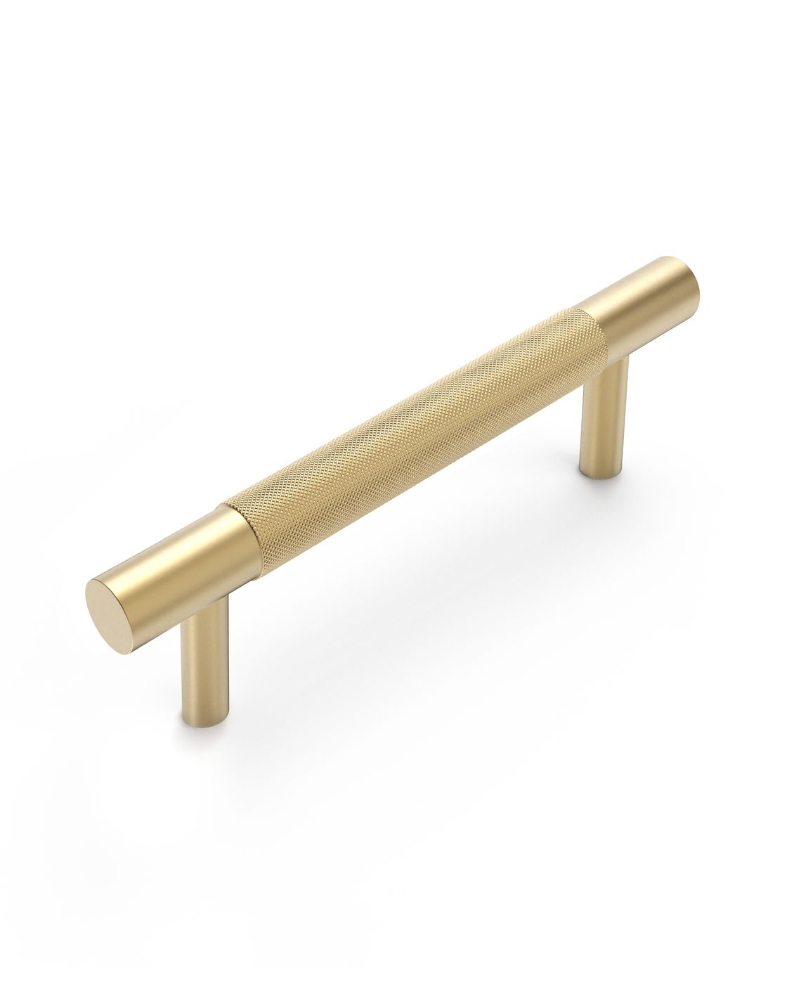 Nord - 130mm Brushed Brass Handle (Premium Solid Brass Construction)