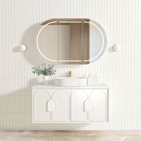 Laguna Mark II 1200mm Matte White Wall Hung Vanity