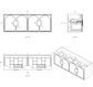 Laguna Mark II 1500mm Matte White Wall Hung Vanity