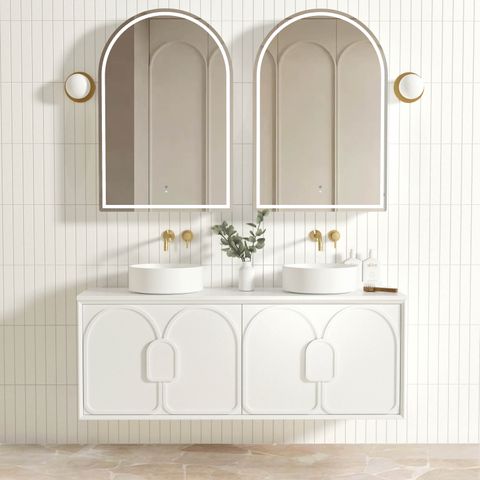 Laguna Mark II 1500mm Matte White Wall Hung Vanity