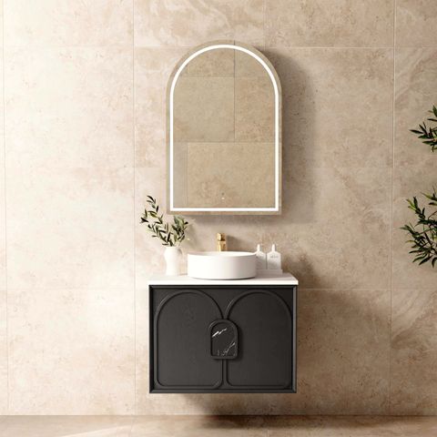 Laguna Mark II 750mm Black Oak Wall Hung Vanity