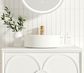 Laguna Mark II 750mm Matte White Wall Hung Vanity