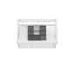 Laguna Mark II 750mm Matte White Wall Hung Vanity