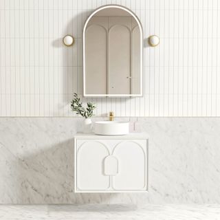 Laguna Mark II 750mm Matte White Wall Hung Cabinet Only
