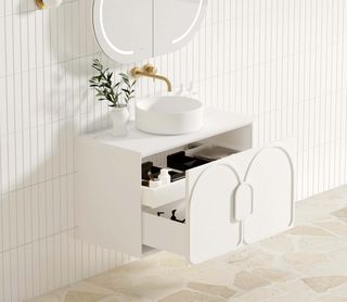 Laguna Mark II 900mm Matte White Wall Hung Cabinet Only