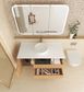 Byron Fluted 1200mm Woodland Oak Wall Hung Vanity