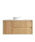 Byron Fluted 1200mm Woodland Oak Wall Hung Vanity